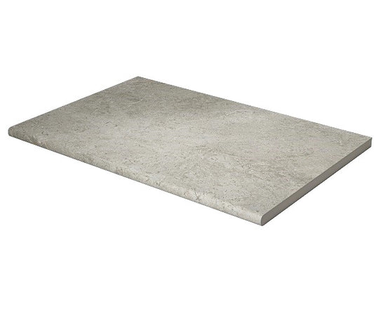 ARIA Bullnose Round Edge 400x600x20 Silver
