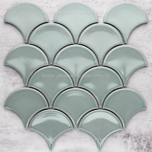 Foam Light Green Fishscale