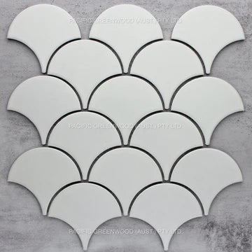 White Matt Fishscale