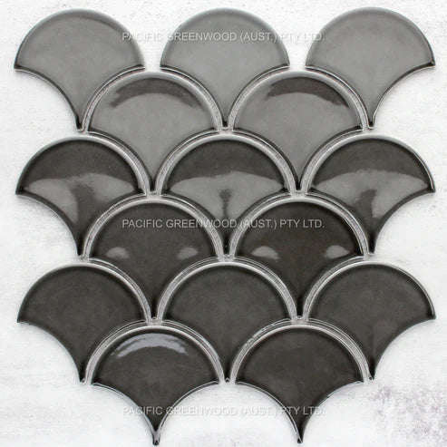 Charcoal Gloss Fish Scale