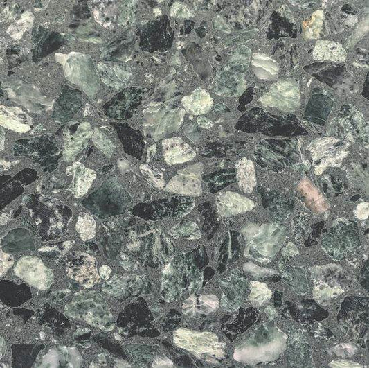 Roma Terrazo Honed Green