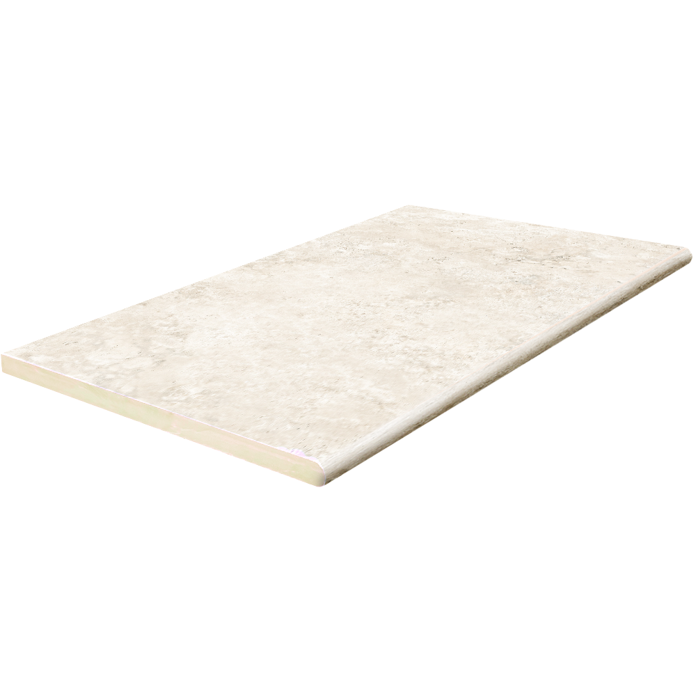 TRAVERTINE 3D CROSSCUT Bianco Bullnose