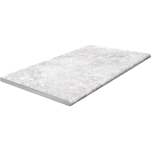 TRAVERTINE 3D CROSSCUT Grigio Bullnose
